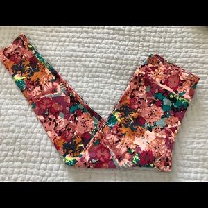 NEW LuLaRoe Leggings TC Tall Curvy Pink Multi Flrl